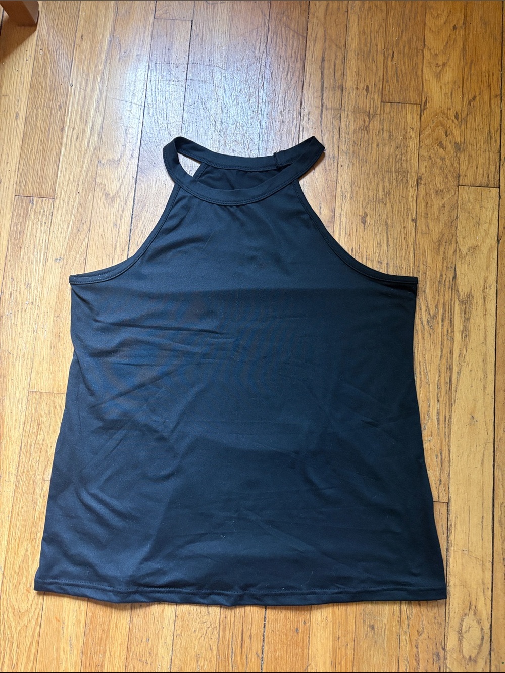 NWOT!  Women’s Black High-Neck Tank Top - Sleek Halter Style